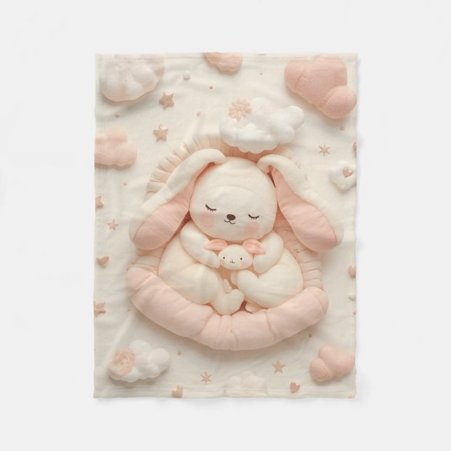 Couverture Polaire Cute Baby Animals Blanket (Devant)