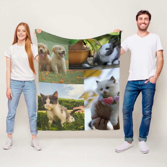 Couverture Polaire cute baby animals photos (En situation)