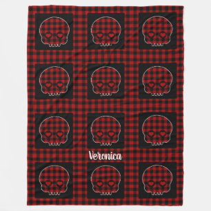 Couverture Polaire Cute Buffalo Plaid Crull