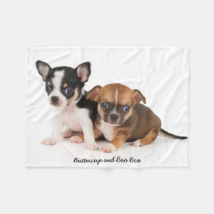Couverture Polaire Cute Chihuahuas Photo Fleece Blanket