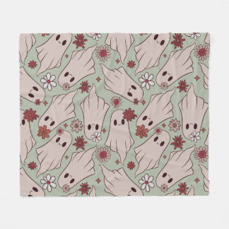Couverture Polaire Cute Ghosts Halloween