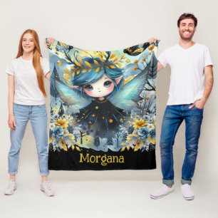 Couverture Polaire Cute Goth Girl Décor Personnalisé Cadeau Gothique