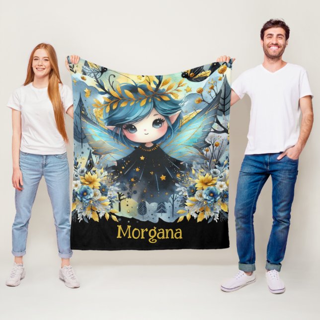 Couverture Polaire Cute Goth Girl Décor Personnalisé Cadeau Gothique  (En situation)