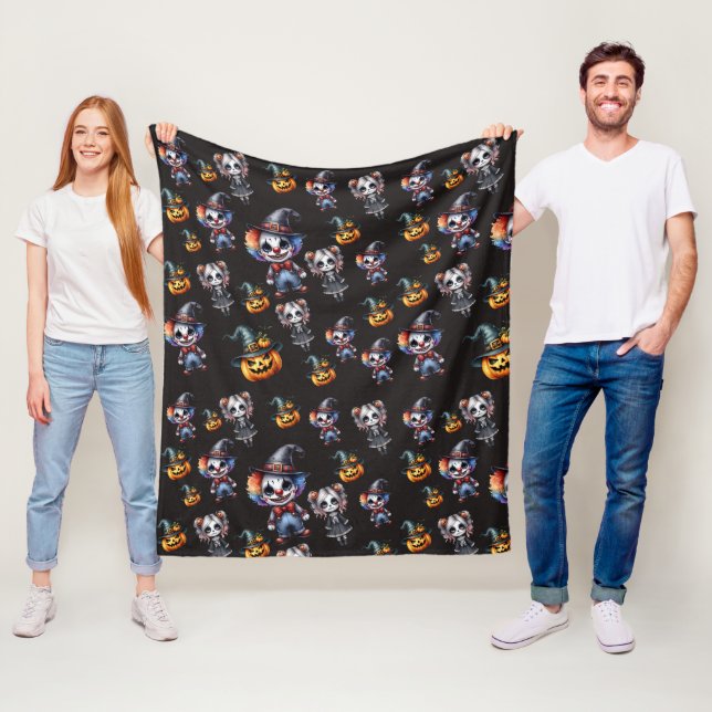 Couverture Polaire Cute Halloween (En situation)