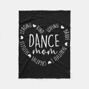 Couverture Polaire Cute Heart Dance Maman Fier Danseuse Maman Danser