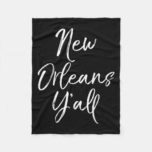 Couverture Polaire Cute Louisiana Quote For Women Funny Gift New Orle (Devant)