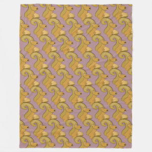 Couverture Polaire Cute Motif écureuil