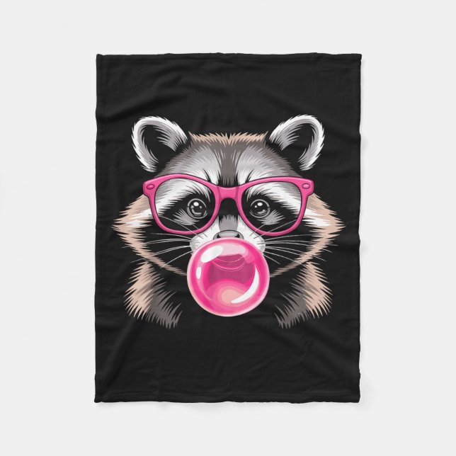 Couverture Polaire Cute Raccoon Design For Men Women Kids Racoon Racc (Devant)
