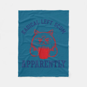 Couverture Polaire Cute Radical Left Scum Apparemment Politique