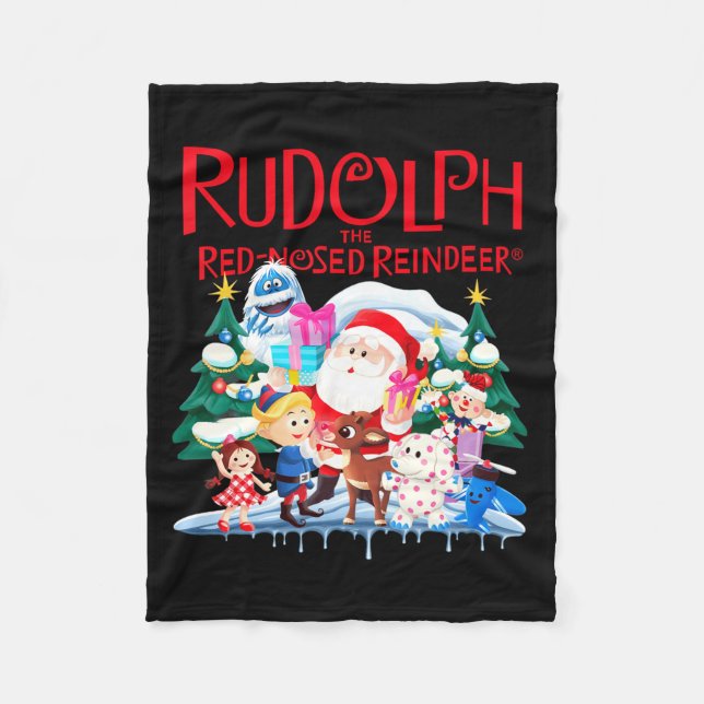 Couverture Polaire Cute Rudolph The Red Nosed Reindeer Christmas Spec (Devant)