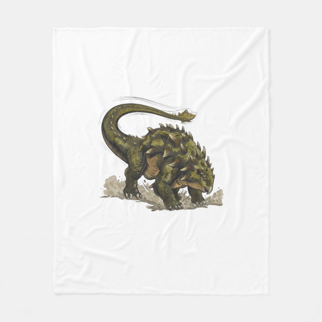 Couverture Polaire Cute Stegosaurus  (Devant)