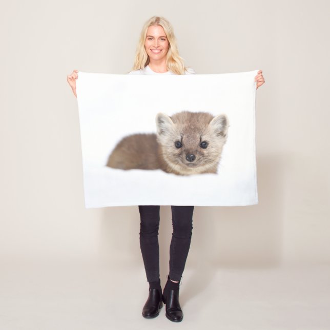 Couverture Polaire Cutest Baby Animals | Pine Marten (En situation)