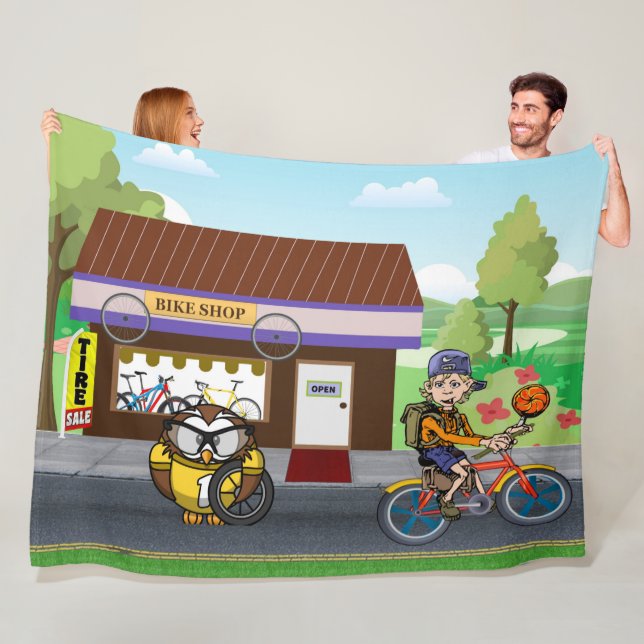 Couverture Polaire Cycles qui hurlent (En situation)