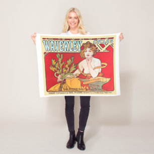 Couverture Polaire Cycles Waverley, Mucha