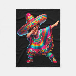 Couverture Polaire Dabbing Boys Mexican Poncho Cinco De Mayo 