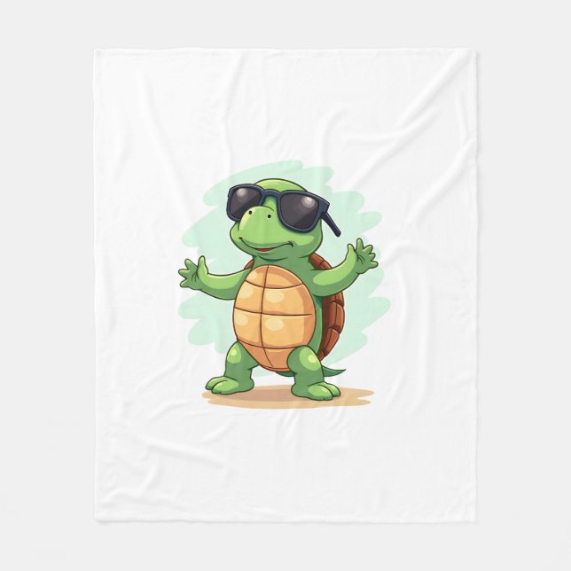 Couverture Polaire Dabbing Sea Turtle Animal Lover Save The Turtles T (Devant)