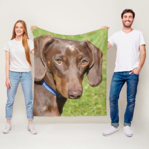 Couverture Polaire Dachshund