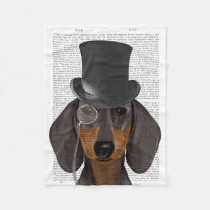 Couverture Polaire Dachshund, Hound officiel et Casquette