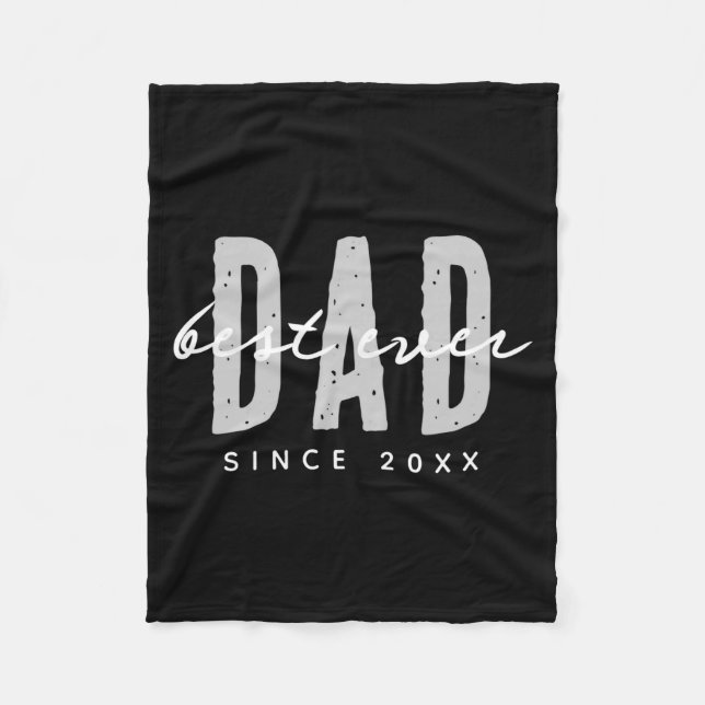 Couverture Polaire Dad Ever Since 20xx Modern Simple Preppy  (Devant)