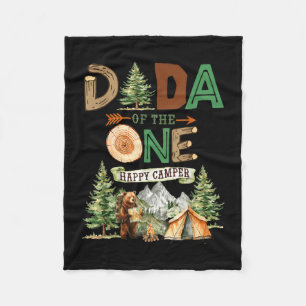 Couverture Polaire Dada de l'unique campeur heureux pour son 1er anni