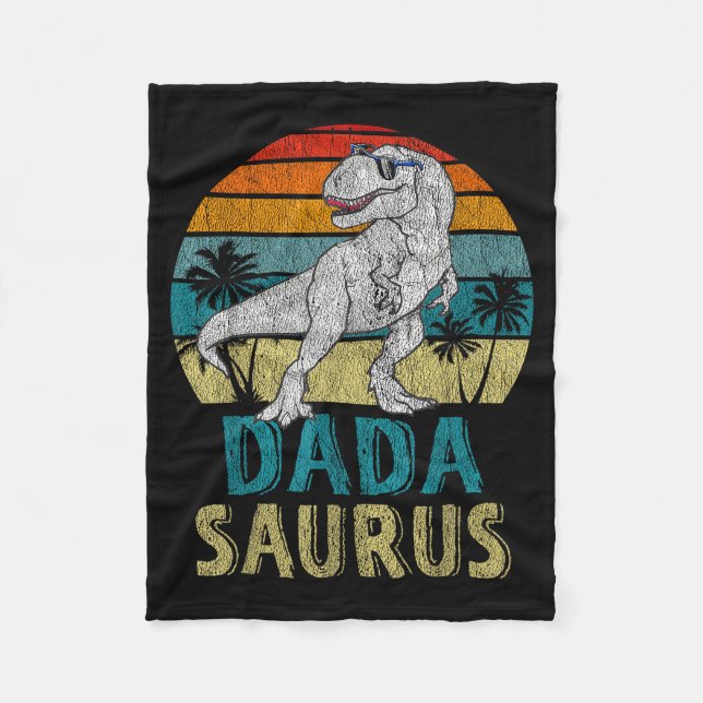Couverture Polaire Dadasaurus T Rex Dinosaur Dada Saurus Family Match (Devant)