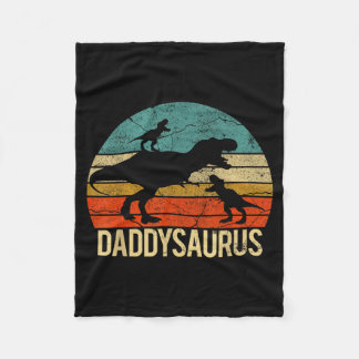 Couverture Polaire Daddy Dinosaur Daddysaurus 2 Deux Enfants Noël Gi
