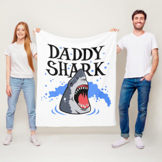 Couverture Polaire Daddy Shark - Grand Blanc