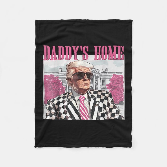 Couverture Polaire Daddys Accueil Trump Pink 2024 (Devant)