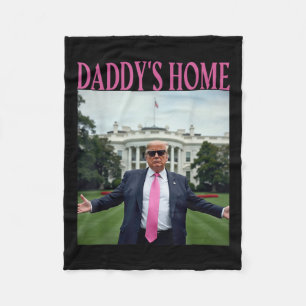Couverture Polaire Daddys Home Trump American Made Trump Merchandises