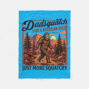 Couverture Polaire Dadsquatch Bigfoot comme un papa normal plus