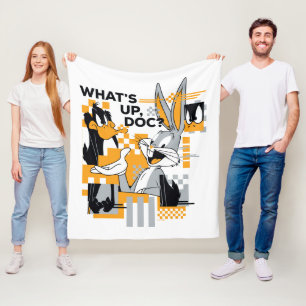 Couverture Polaire DAFFY DUCK™ & BUGS BUNNY™ Glitch