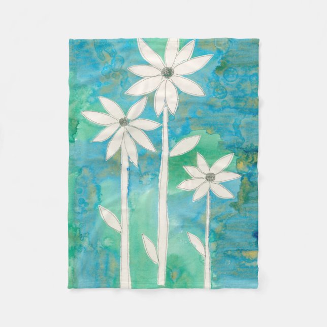 Couverture Polaire Dainty Daisies II (Devant)