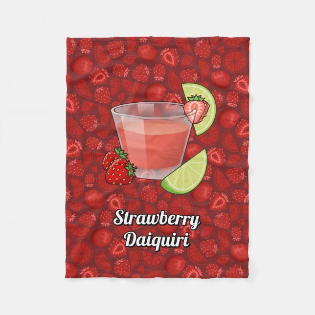 Couverture Polaire Daiquiri aux fraises (Devant)