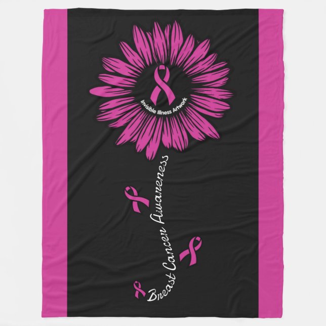 Couverture Polaire Daisy...Cancer du sein (Devant)