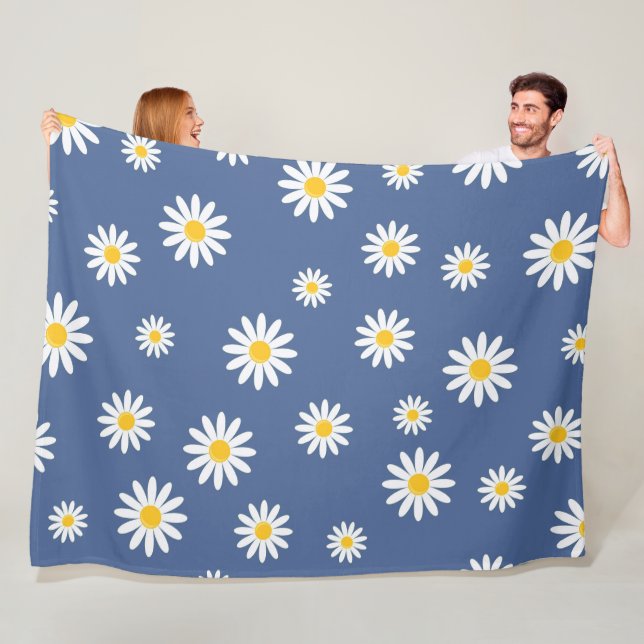Couverture Polaire Daisy Meadows Blue (En situation)
