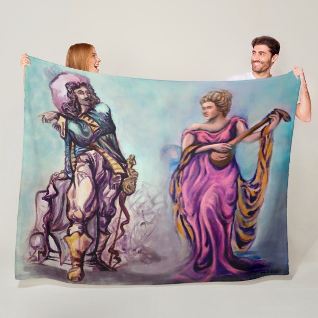 Couverture Polaire Dalliance Fleece Blanket (En situation)