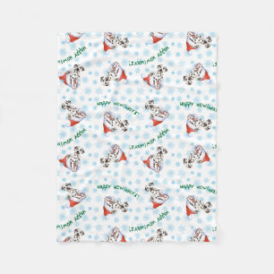 Couverture Polaire Dalmate heureux de Howlidays