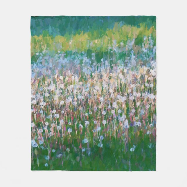 Couverture Polaire Dandelion Champ de Voeux (Devant)