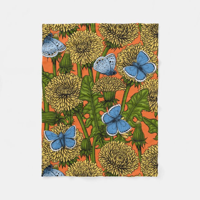 Couverture Polaire Dandelion medow (Devant)