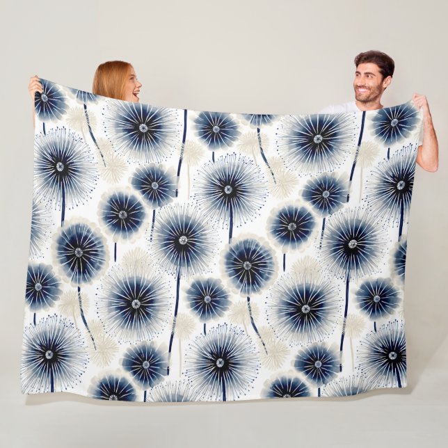 Couverture Polaire Dandelions de Bohême (En situation)