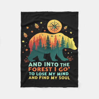 Couverture Polaire Dans la forêt, je vais pour perdre mon esprit et t