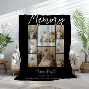 Couverture Polaire Dans la mémoire aimante   8 Mémorial photo Collage