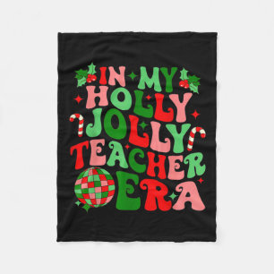Couverture Polaire Dans Mon Holly Xmas Jolly Professeur Era Vibes C