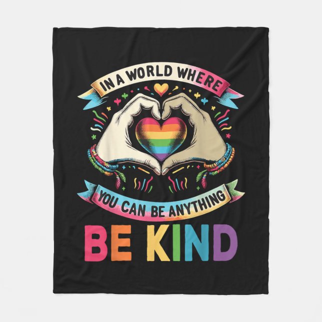 Couverture Polaire Dans Un Monde Où Vous Pouvez Être N'Importe Quoi Ê (Devant)