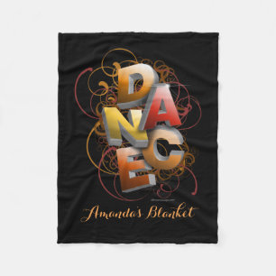 Couverture Polaire danse 3D (automne personnalisé)
