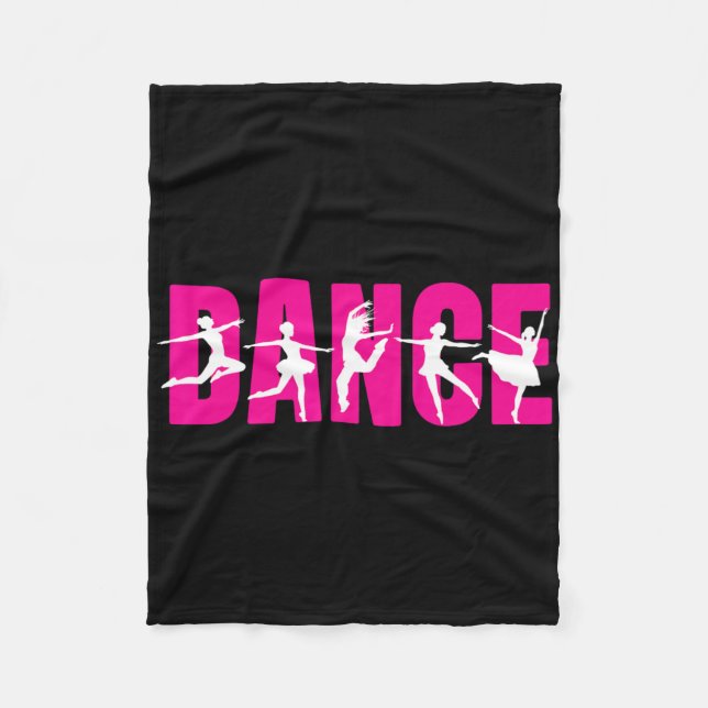 Couverture Polaire Danse - Danse Danseuse Amour (Devant)