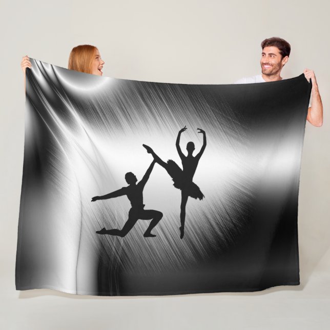 Couverture Polaire Danse de couple de ballet (En situation)