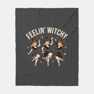 Couverture Polaire Danse de sorcière Halloween Feelin 'Witchy
