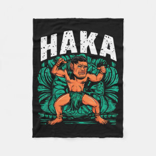 Couverture Polaire Danse Haka Drôle Tenue Culture Maori