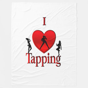 Couverture Polaire Danse I Heart Tap